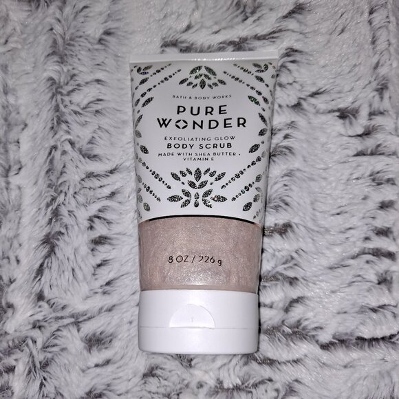 Bath And Body Works Pure Wonder Exfoliating Glow Body Scrub New - Picture 2 of 3